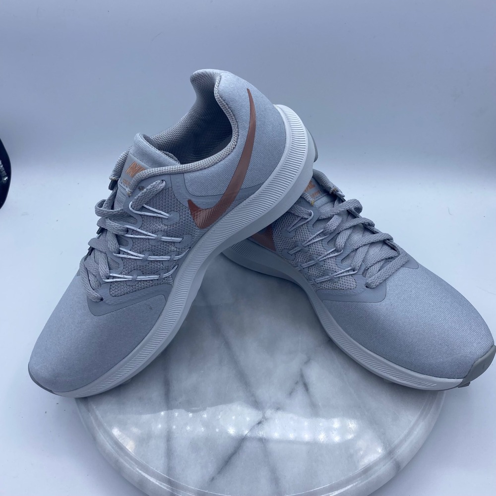 Nike Womens 7.5 Run Swift Wolf Grey Metallic Rose Gold Sneakers BV1160-001 - Picture 6 of 8